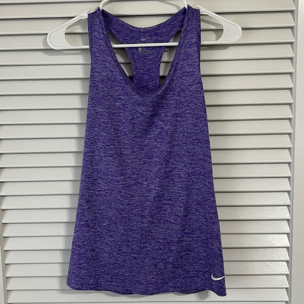 Nike Dri-Fit purple tank. Small. Razor back